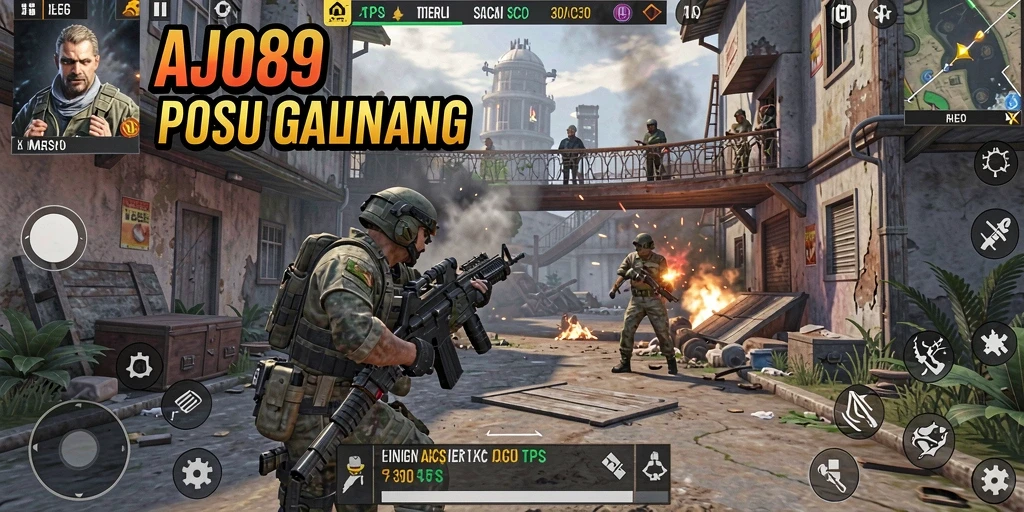 Tangkapan layar AJO89 menampilkan aksi pertempuran TPS yang mendebarkan.