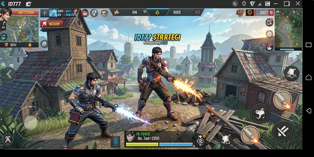 Tampilan gameplay mendebarkan dalam strategi SLG ID777.
