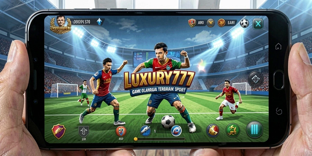 Tangkapan layar dari gameplay menampilkan aksi penuh strategi dalam olahraga.