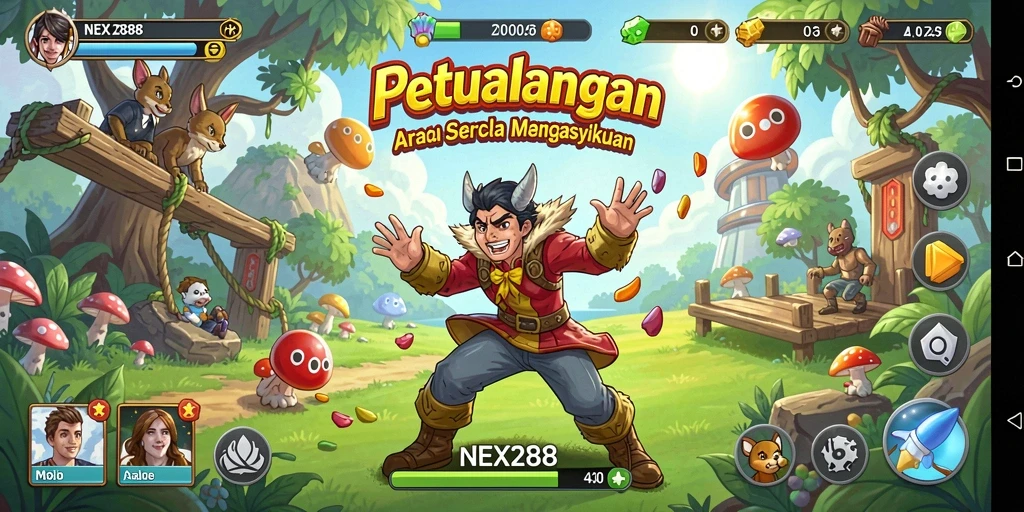 Tangkapan layar aksi seru dari NEX288 yang menampilkan gameplay Arcade.