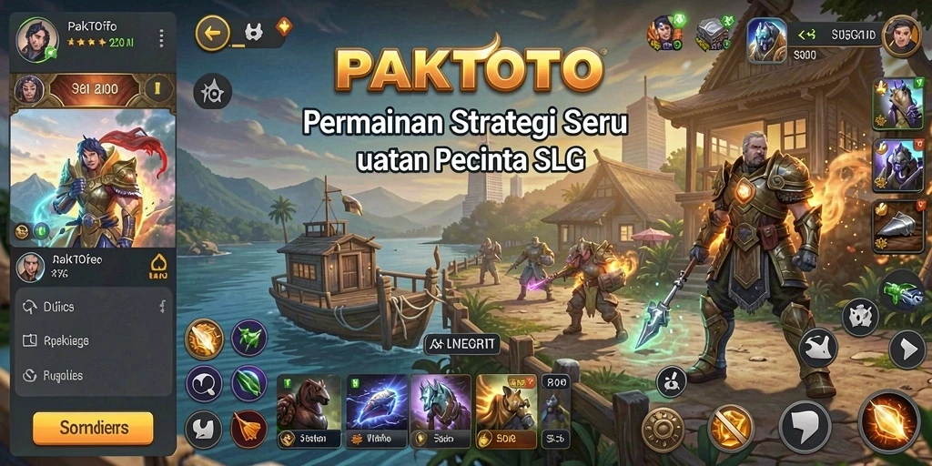Tampilan menarik dari gameplay SLG PAKTOTO yang penuh strategi.