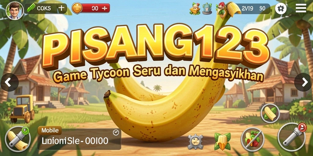 Tampilan gameplay PISANG123 yang menarik dan penuh warna.